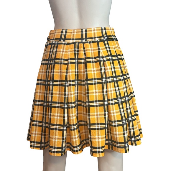 Pretty Little Thing Schoolgirl Plaid Skirt Tartan Check Pleated Tennis Skater - Picture 9 of 15